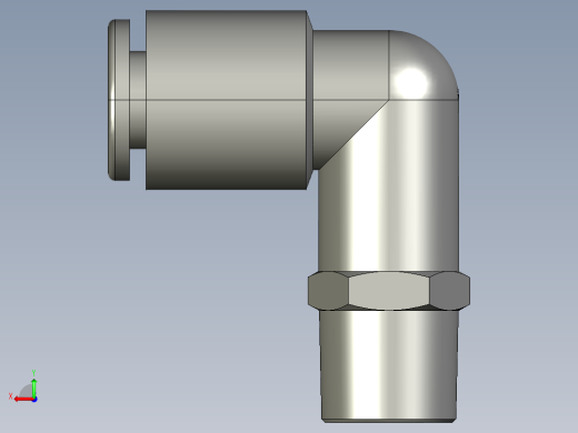 气管接头KQ2L06-01S后视缩略图