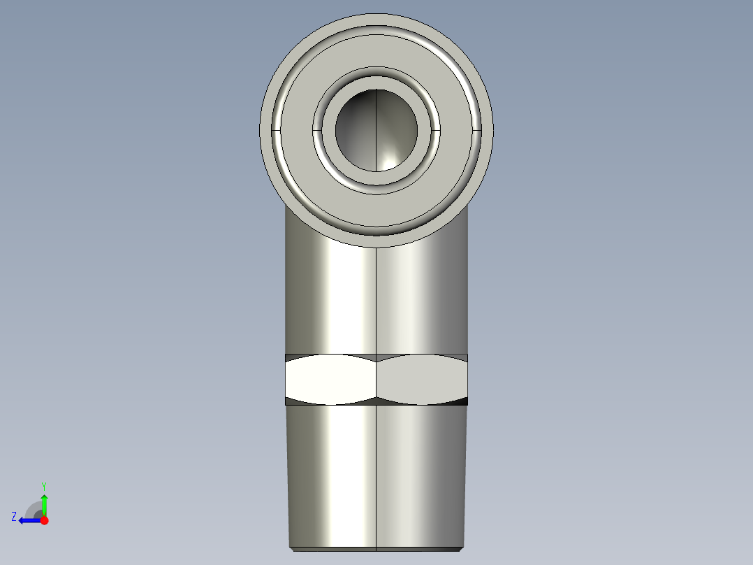 气管接头KQ2L06-01S右视图
