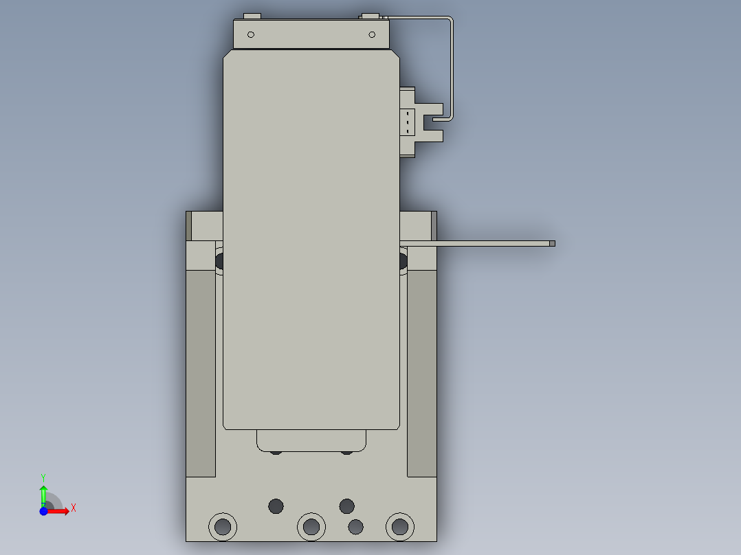 TCD-60封闭间接式背装前视图
