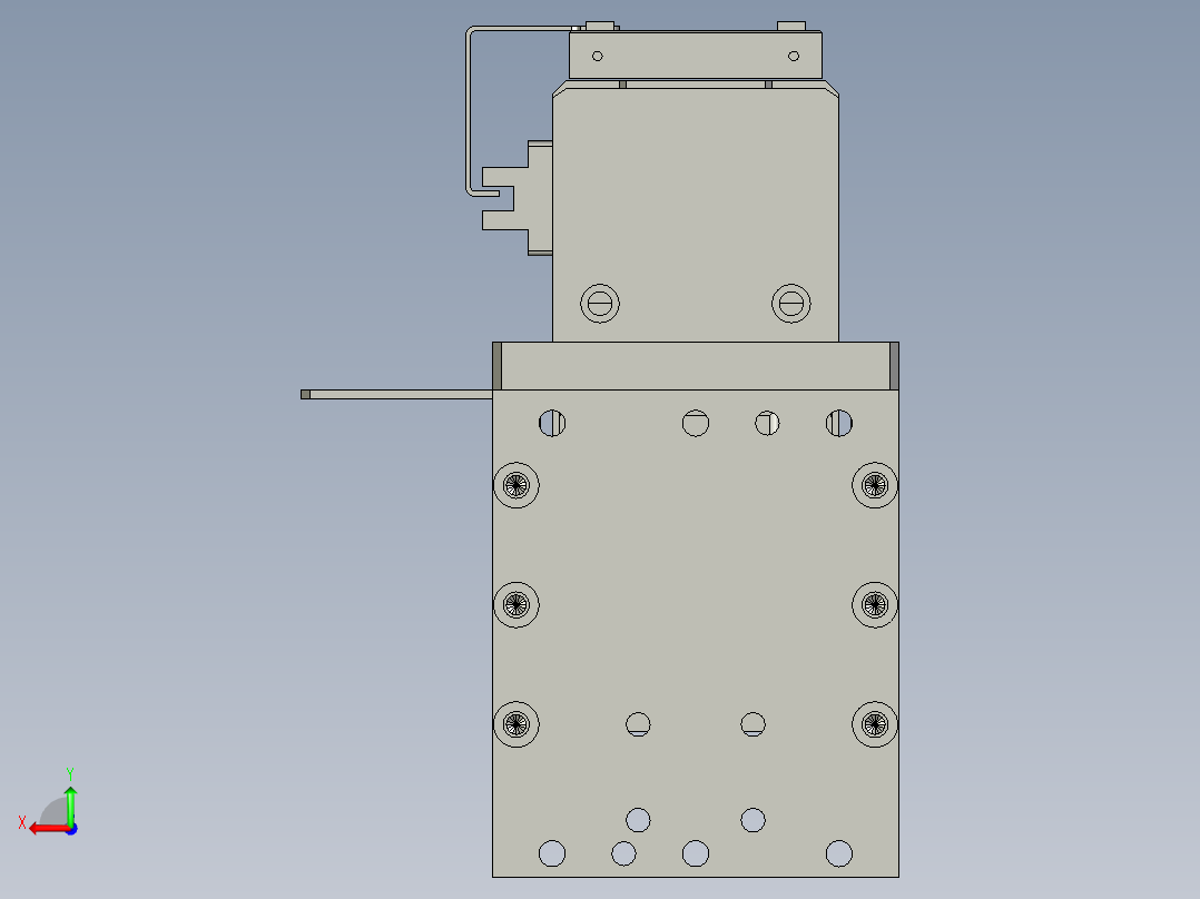 TCD-60封闭间接式背装后视图