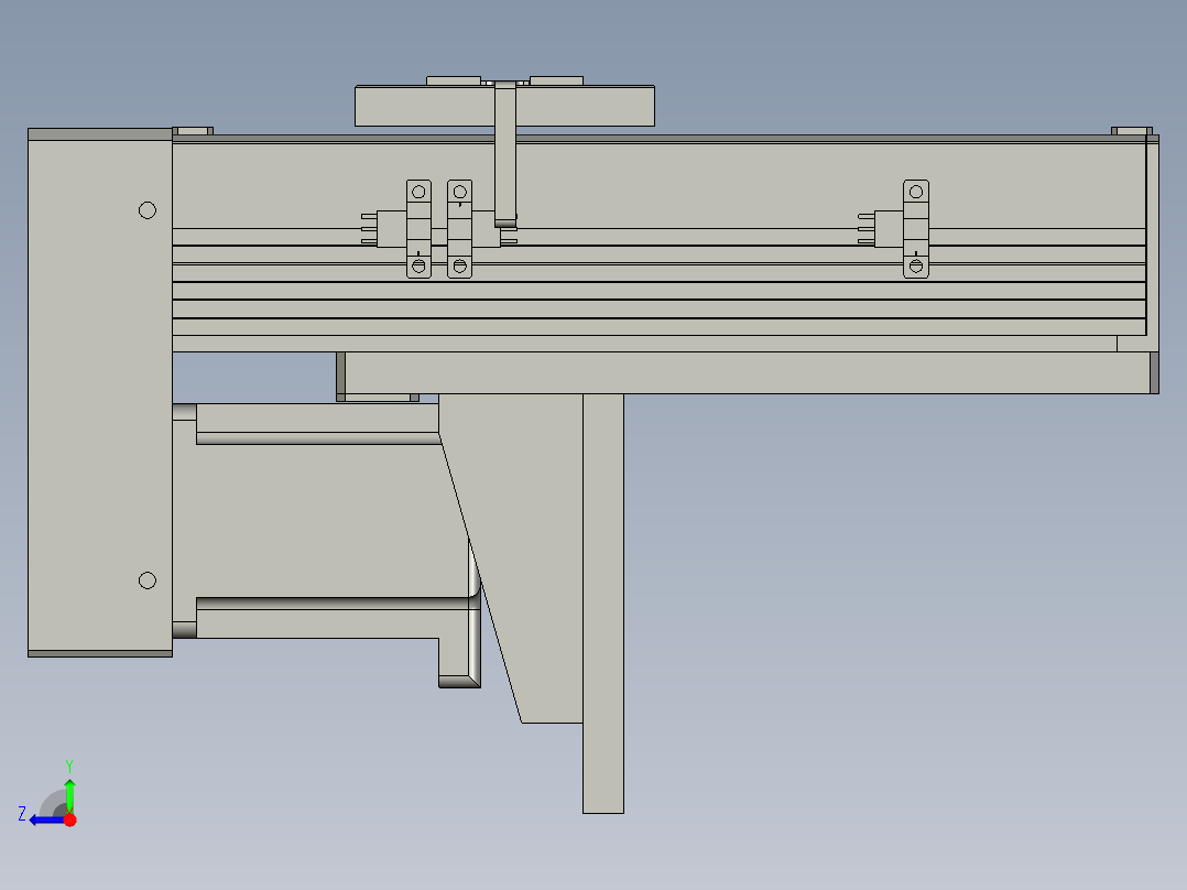 TCD-60封闭间接式背装右视图