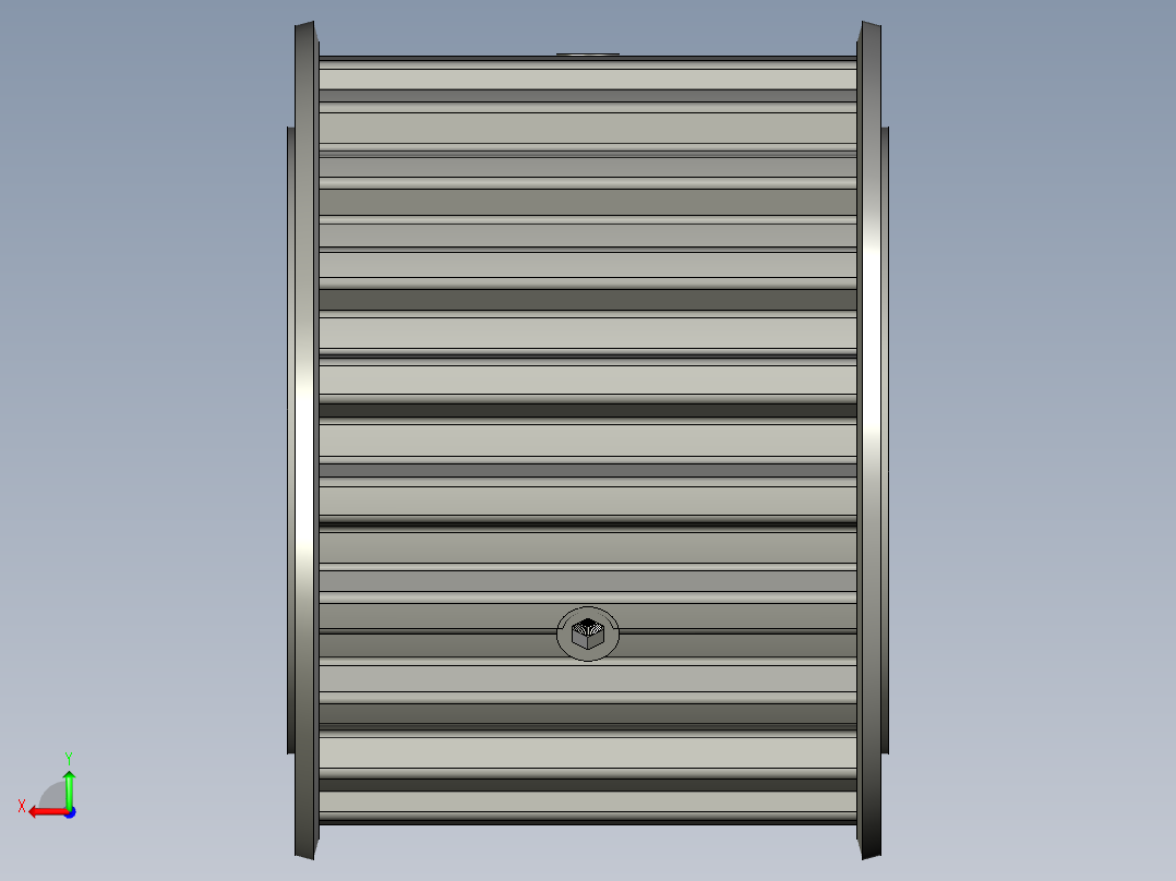 同步带轮_TTPA20T10400-A-C16_MISUMI后视图