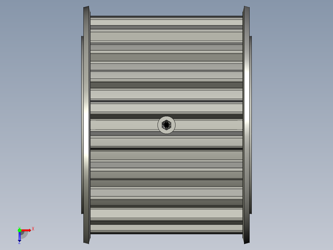 同步带轮_TTPA20T10400-A-C16_MISUMI俯视图