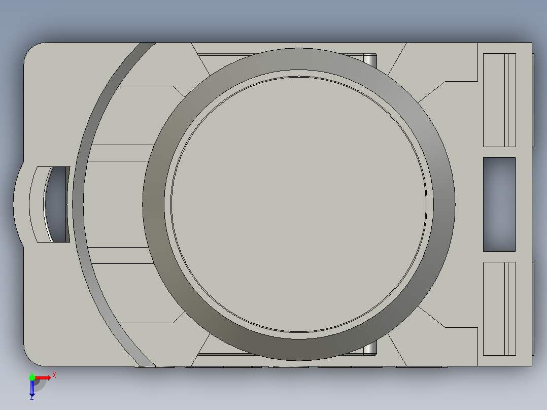 按钮QG115-A2-10K_K俯视图