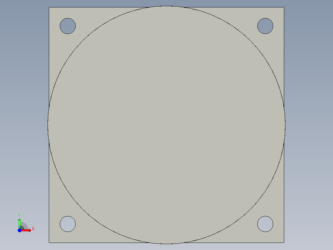 机械臂第二节步进电机FL86BYG62前视图