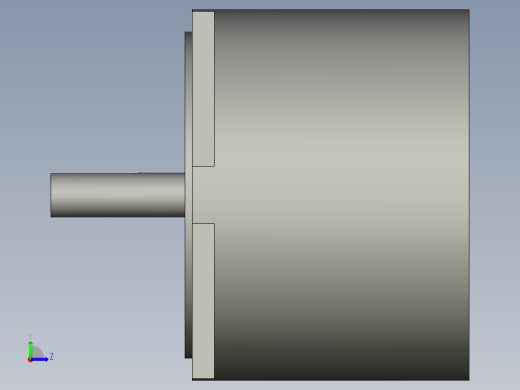 机械臂第二节步进电机FL86BYG62左视缩略图