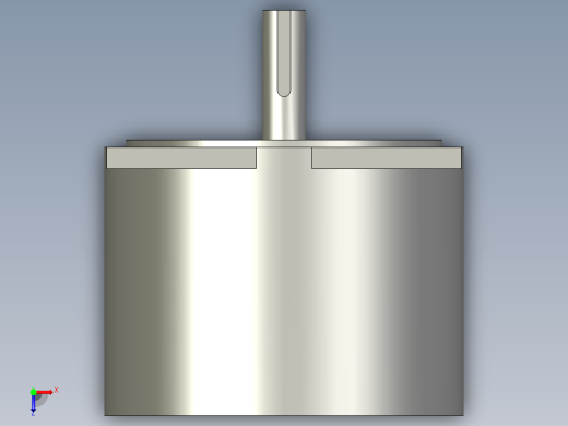 机械臂第二节步进电机FL86BYG62俯视缩略图