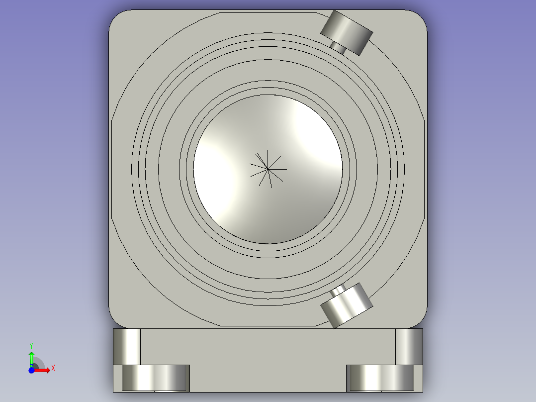 端面外观相机+镜头-焦距80mm前视图