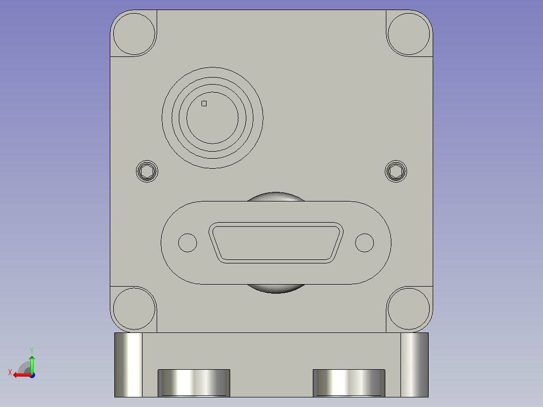 端面外观相机+镜头-焦距80mm后视图