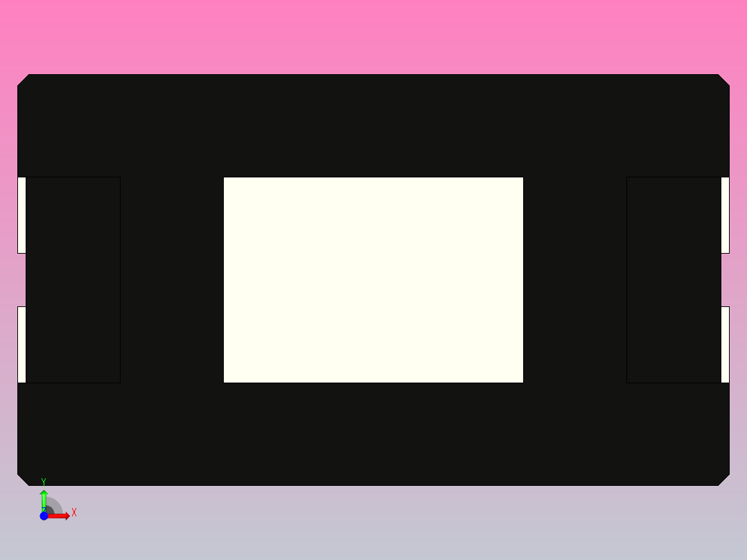 平行夹爪气缸缸P5GB-020MSG012B系列前视图