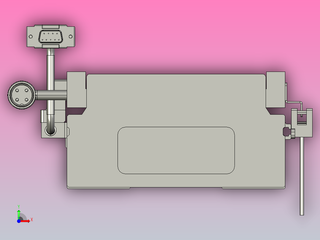 直驱直线电机轴TPA-LNP2-140-20C3-1-L3600-3-C-05-N3前视图