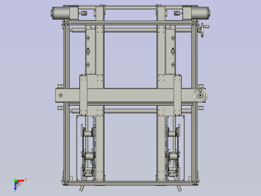 工字封箱机的电动总成俯视缩略图