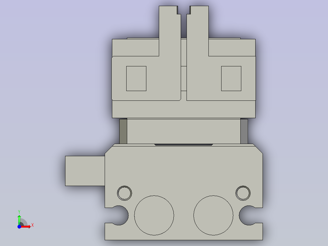 止动夹爪部份装配1220前视图