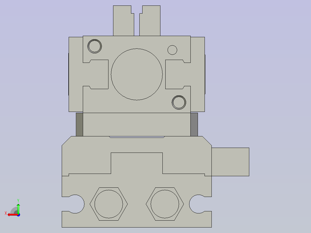 止动夹爪部份装配1220后视图
