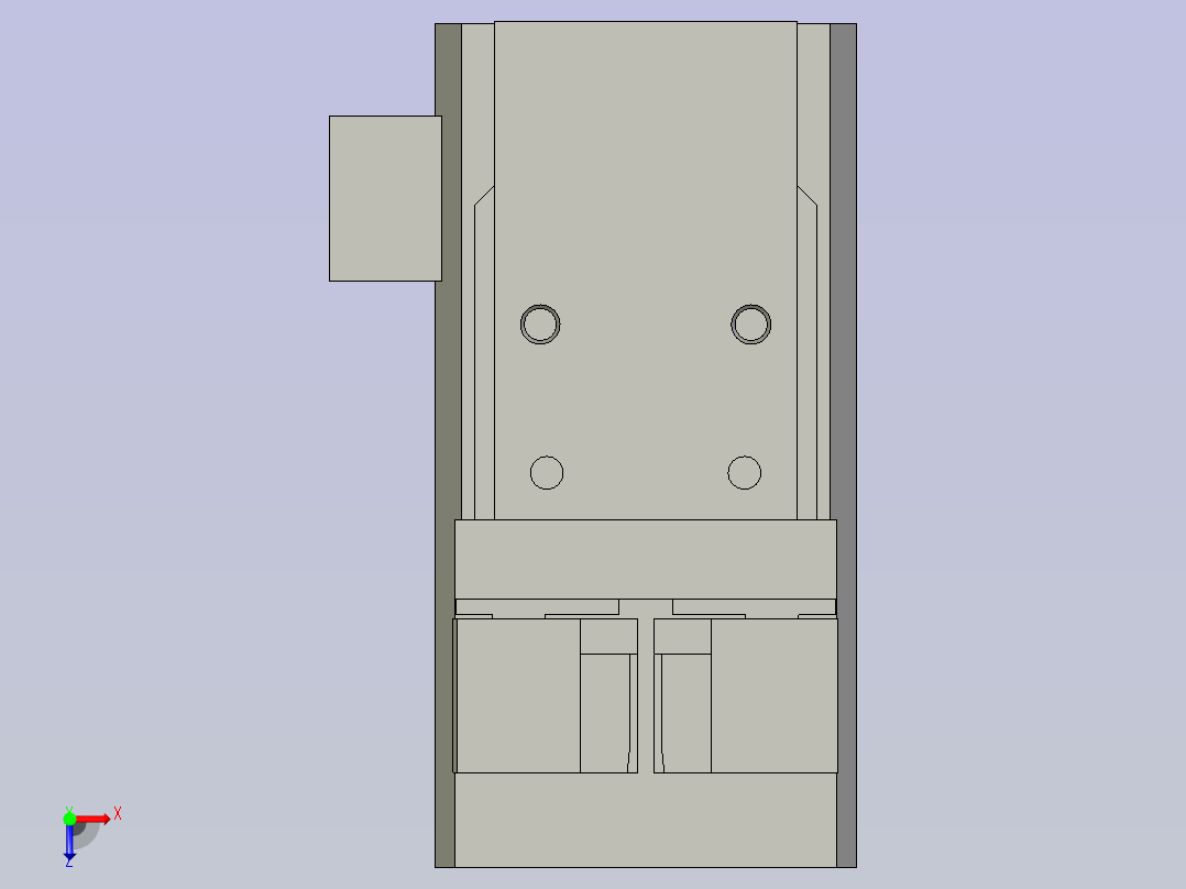 止动夹爪部份装配1220俯视图