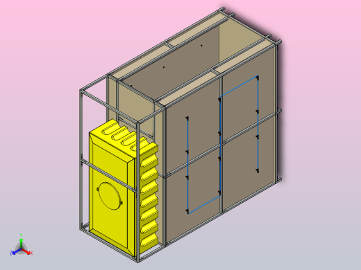 消毒亭正等轴测缩略图