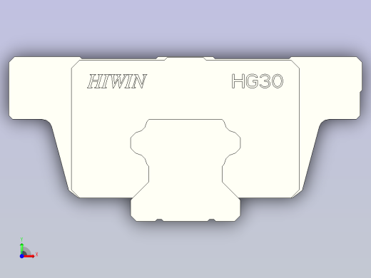 上银导轨 HGW30HC前视缩略图