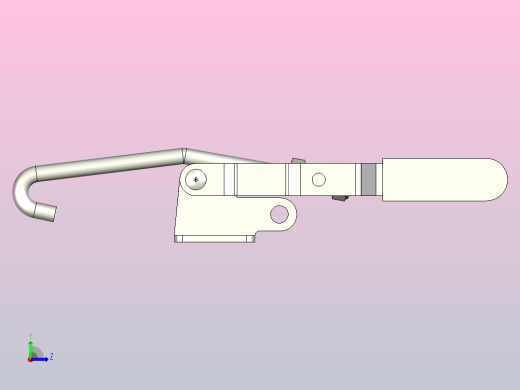 水平拉紧系列门闩式快速夹钳[QC-40371]左视缩略图