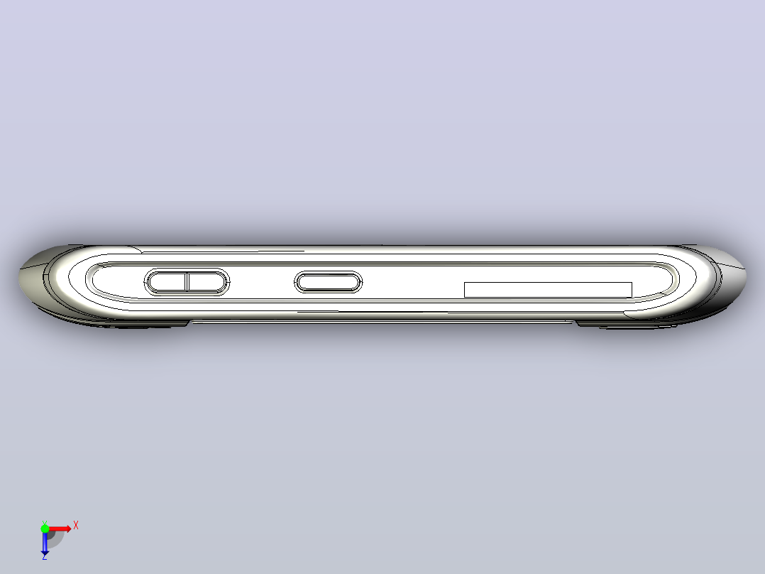 mp4播放器模型俯视图