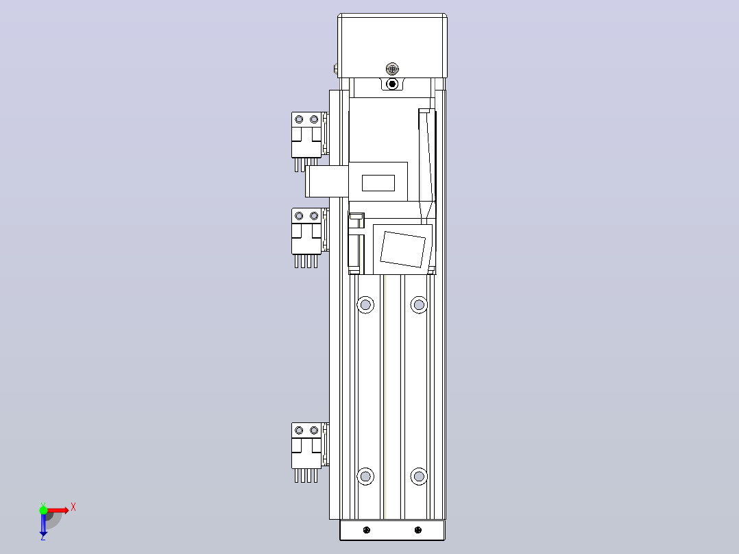 钢基模组TPA-KSR-5002C-200A1-MU-H1S2俯视图