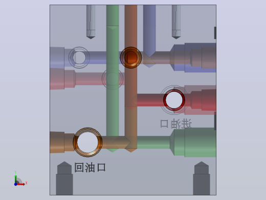 电动扫路车液压阀块前视缩略图