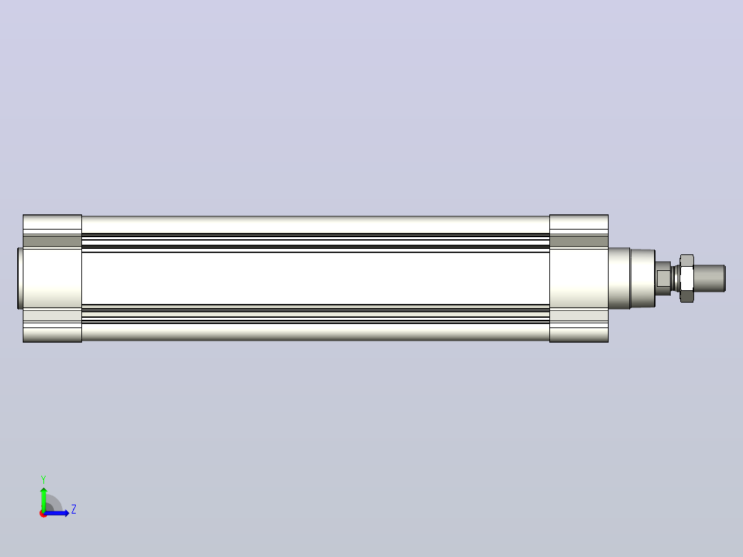 FESTO气缸DSBC-80-300-D3-PPSA-N3---_0_左视图