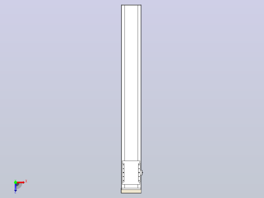 滚珠丝杠直线轴带导轨全封闭TPA-HCR-202D-2510C-L1550-MP-C-P75-N3俯视缩略图