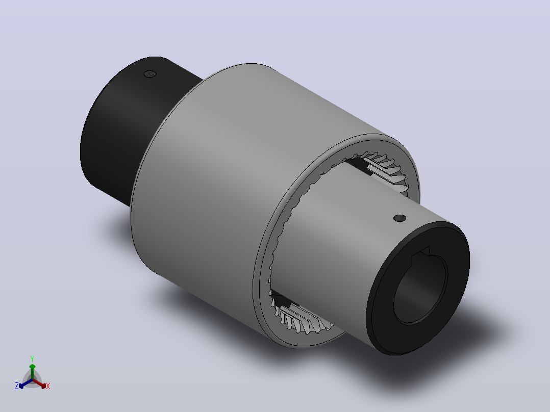 曲面联轴器_RGF-19-L-15-15主视图