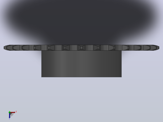 直孔链轮05B型_29-05B-1俯视缩略图