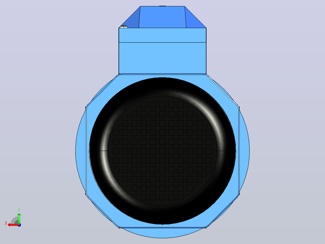 IM B5 H80-180(YE2、YE3)通用电机[YE2-160M1-2-B5]后视图