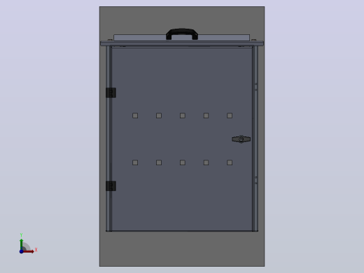 垃圾箱 垃圾处理设备decorative-frame-for-trash-can-1.snapshot-模型格式为 sw stp前视缩略图