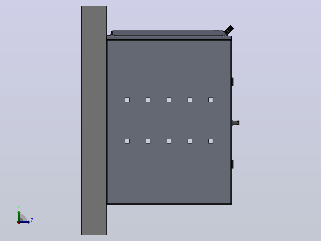 垃圾箱 垃圾处理设备decorative-frame-for-trash-can-1.snapshot-模型格式为 sw stp左视图