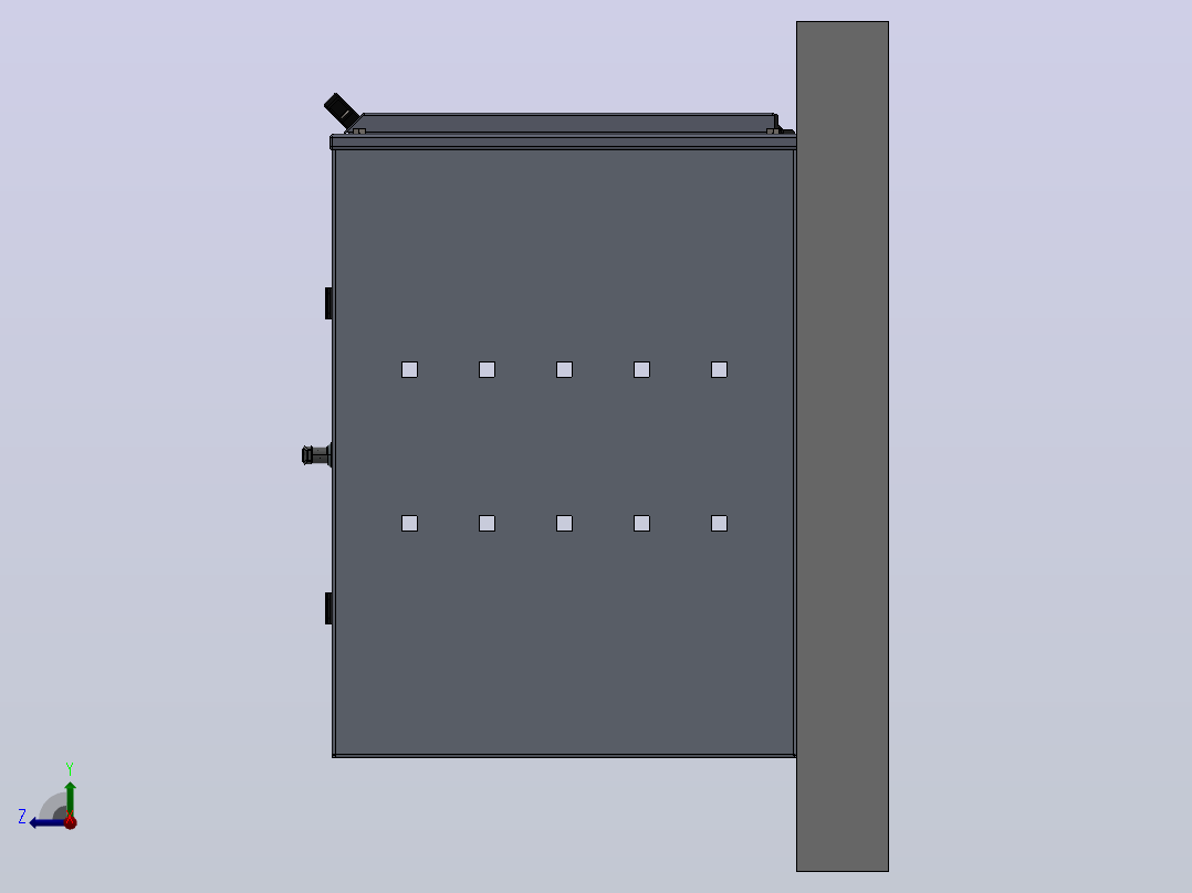 垃圾箱 垃圾处理设备decorative-frame-for-trash-can-1.snapshot-模型格式为 sw stp右视图