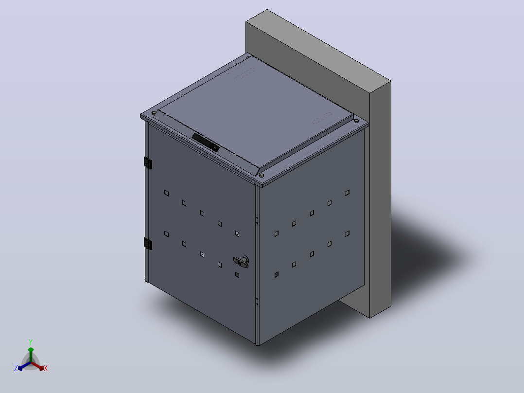垃圾箱 垃圾处理设备decorative-frame-for-trash-can-1.snapshot-模型格式为 sw stp正等轴测图