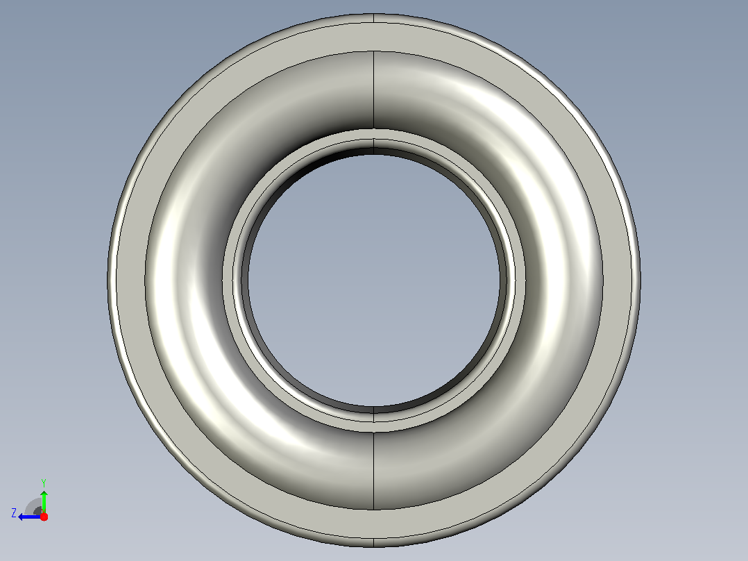 SKF自调心球轴承ball_bearing_2317_k_0右视图