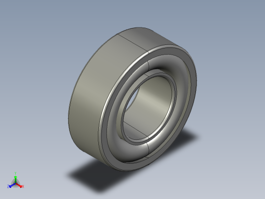 SKF自调心球轴承ball_bearing_2317_k_0正等轴测缩略图