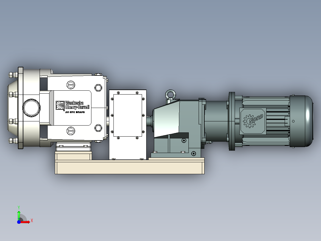 WCB u2 060 spx泵12前视图