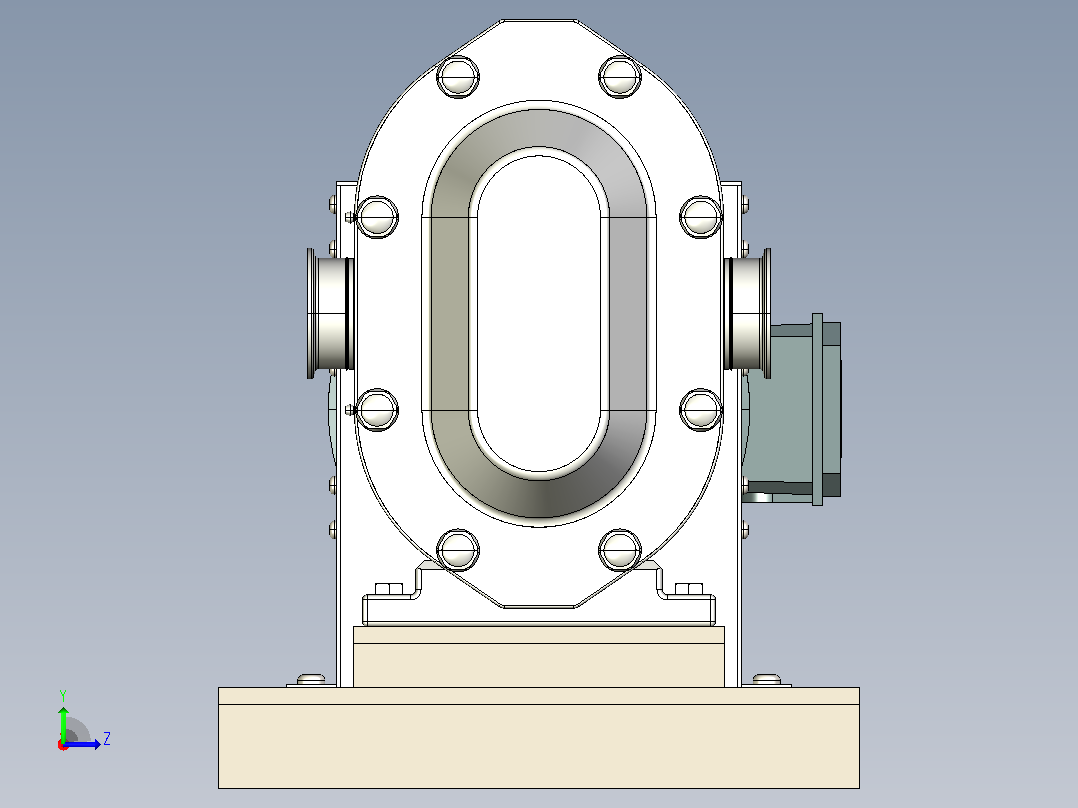 WCB u2 060 spx泵12左视图