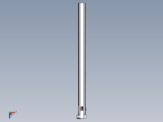 皮带直线轴半封闭可选导轨TPA-HNB-120D-110-L1650-RP-C-P40-N3俯视缩略图