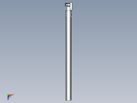 皮带直线轴半封闭可选导轨TPA-HNB-105D-90-L1550-ML-C-P20-N3俯视缩略图