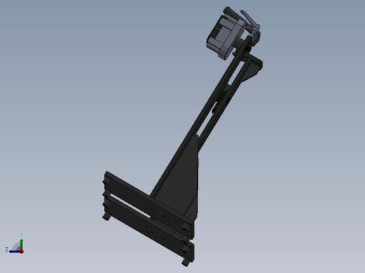 小水槽四角焊接夹具   大水槽四角外点焊右视缩略图