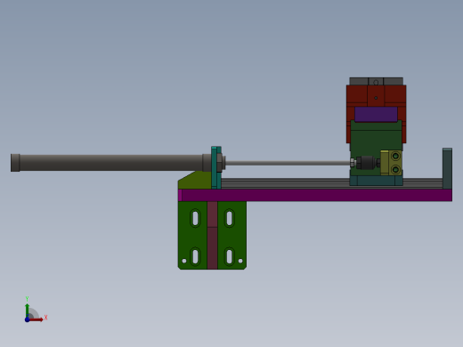 气缸机械手取放料夹取产品机构图sw13可编辑前视缩略图