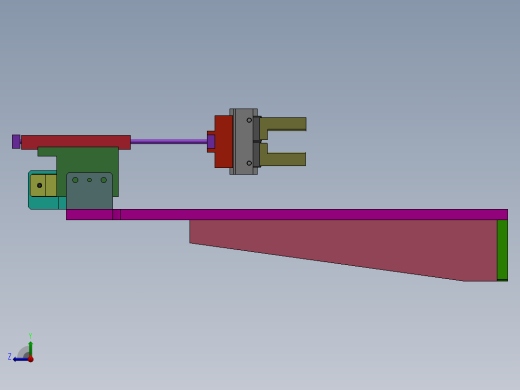 气缸机械手取放料夹取产品机构图sw13可编辑右视缩略图