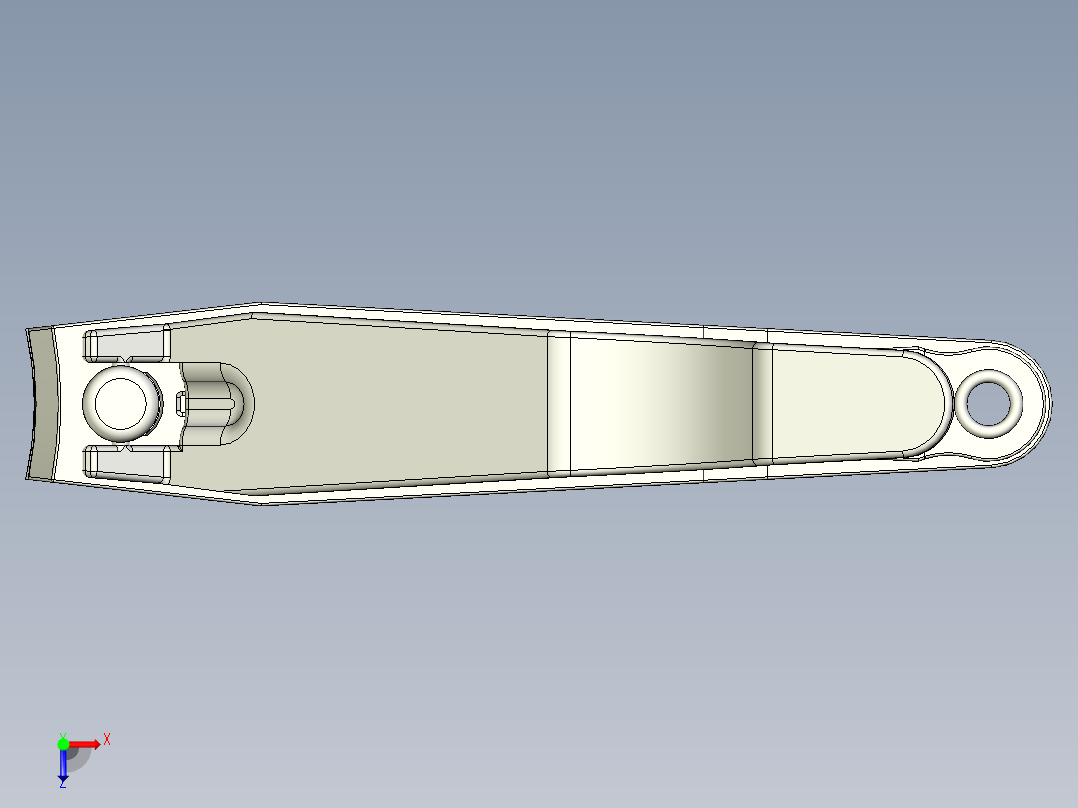 指甲剪(完成)俯视图