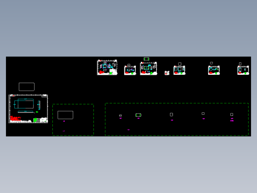 室外箱展开工程全套图纸