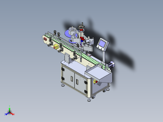 全自动立式圆瓶贴标机