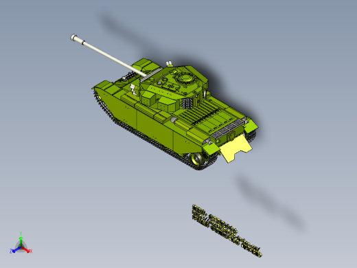 A11_百夫长坦克模型SW2018