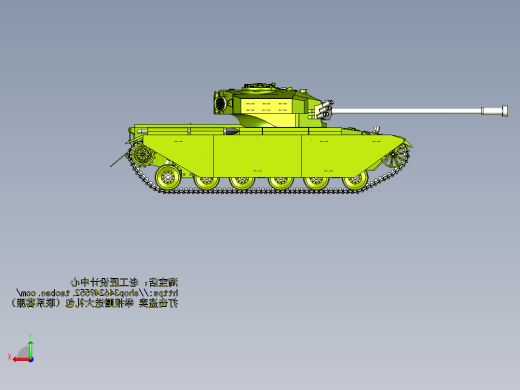A11_百夫长坦克模型SW2018后视缩略图