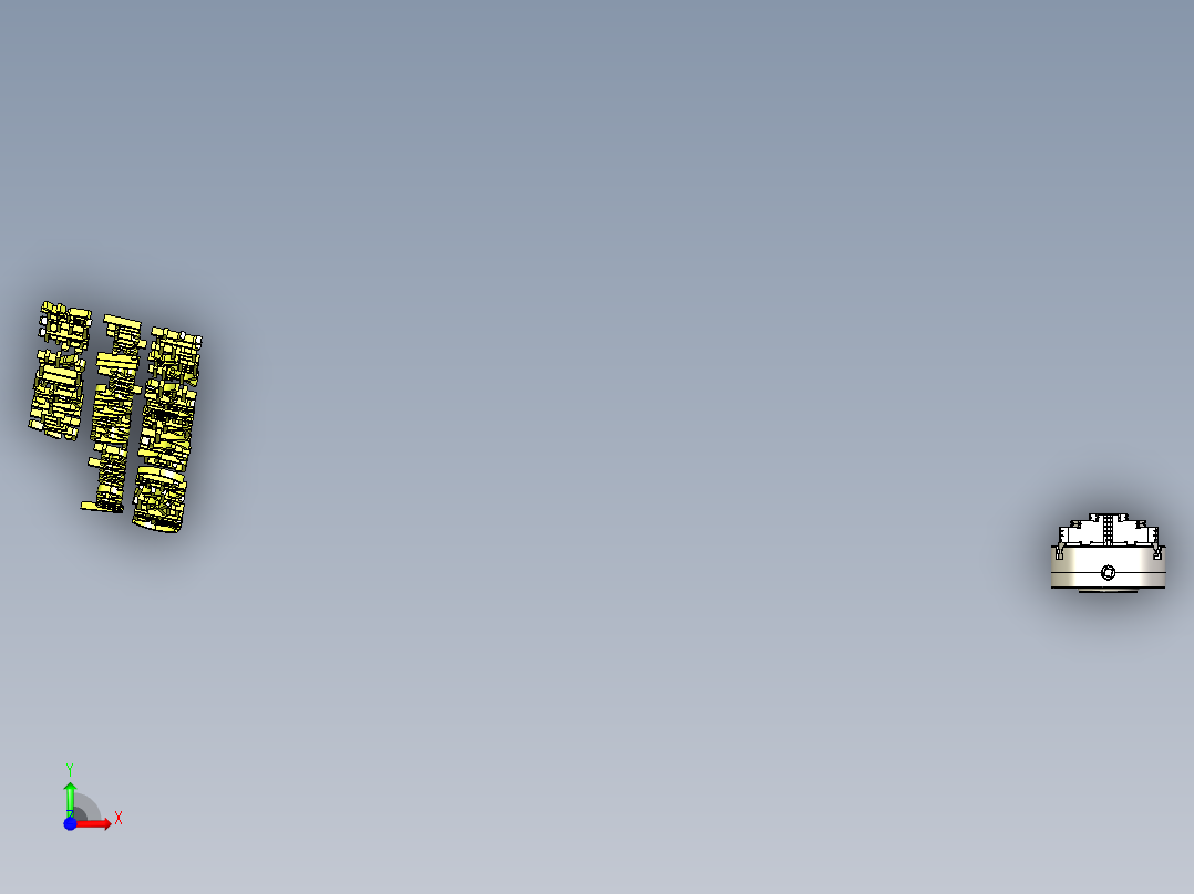 A8_自定心三爪卡盘SW2015前视图