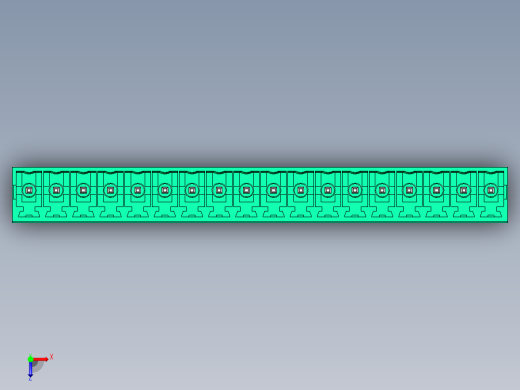 DEGSON 15EDG 系列 3.5mm 插拔式接线端子 FullPack-15EDGVC-3.5-18P-14-00AH俯视缩略图